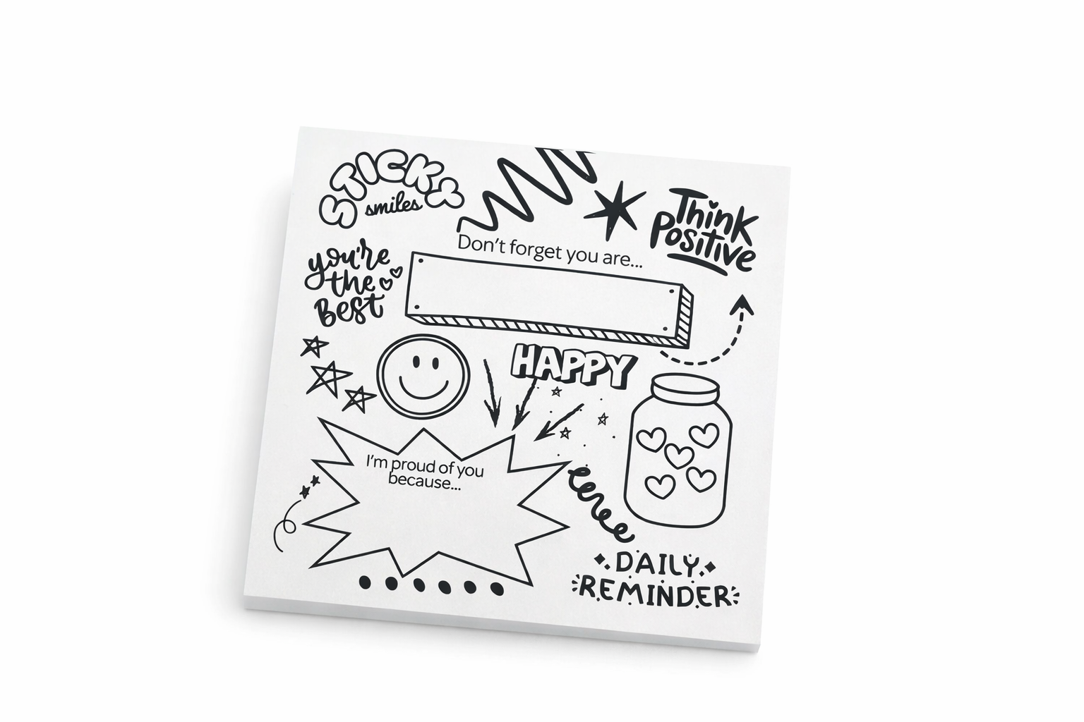 Sticky Smiles Guided Series: Daily Words Pad